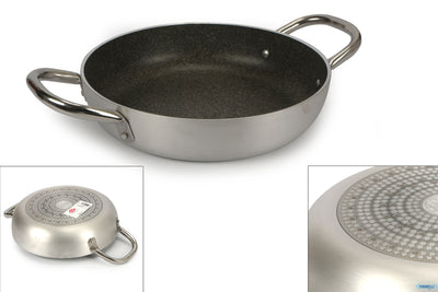 Kerastone Granite-Tegame 2 Maniglie Cm.28 Per Induzione