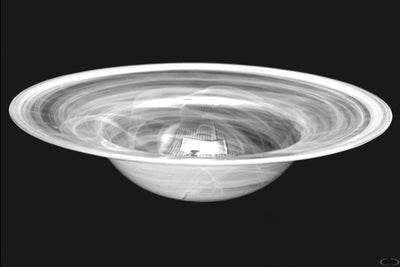 Laguna Bianco-Piatto Pasta Cm.26 Interno Cm 14 11472