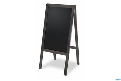 Lavagna Cavalletto Monofacciale Cm 60X120 Wenge - Scrivibile Con Pennarelli