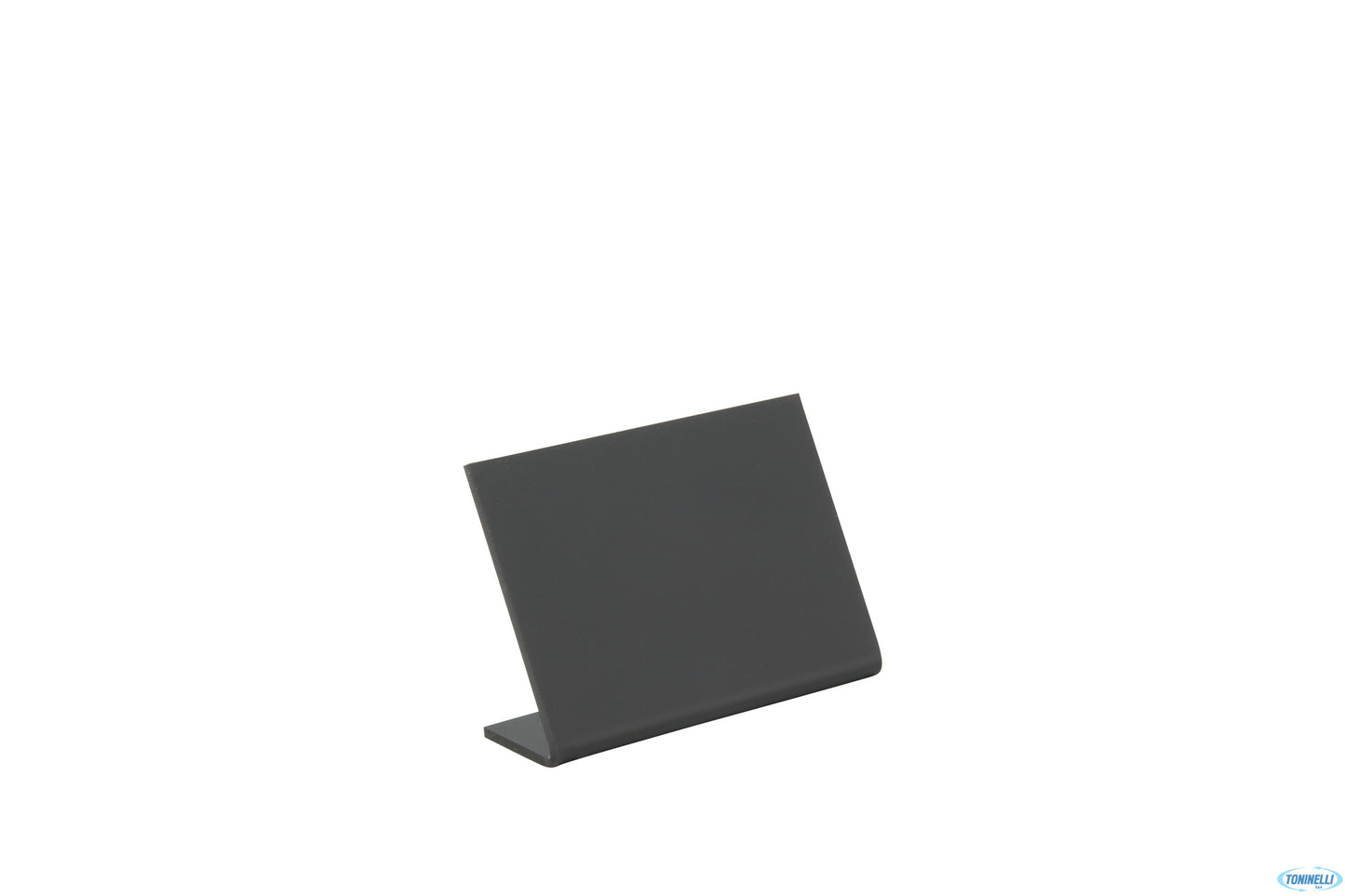 Set Da 5 Lavagne Da Tavola Nere A Forma Di L In Acrilico Formato A8 Cm 7,5X7X3,5 Tba-Bl-A8