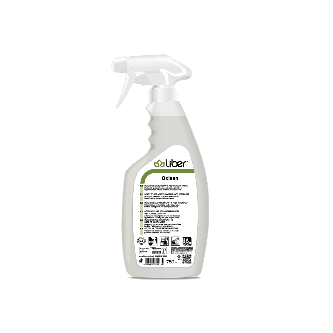 Oxisan sanificante per superfici - confezione da 6 x 750ml