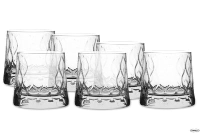 Leafy Fb Tumbler Whisky Confezione Da 6 Pezzi - Cl 30 Diametro Cm.9,0 - H.8,5 - 420194-1111856