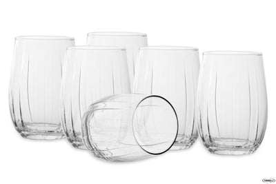 Linka-Confezione 6 Bicchieri Acqua Trasparenti Cl.38 420405Mi