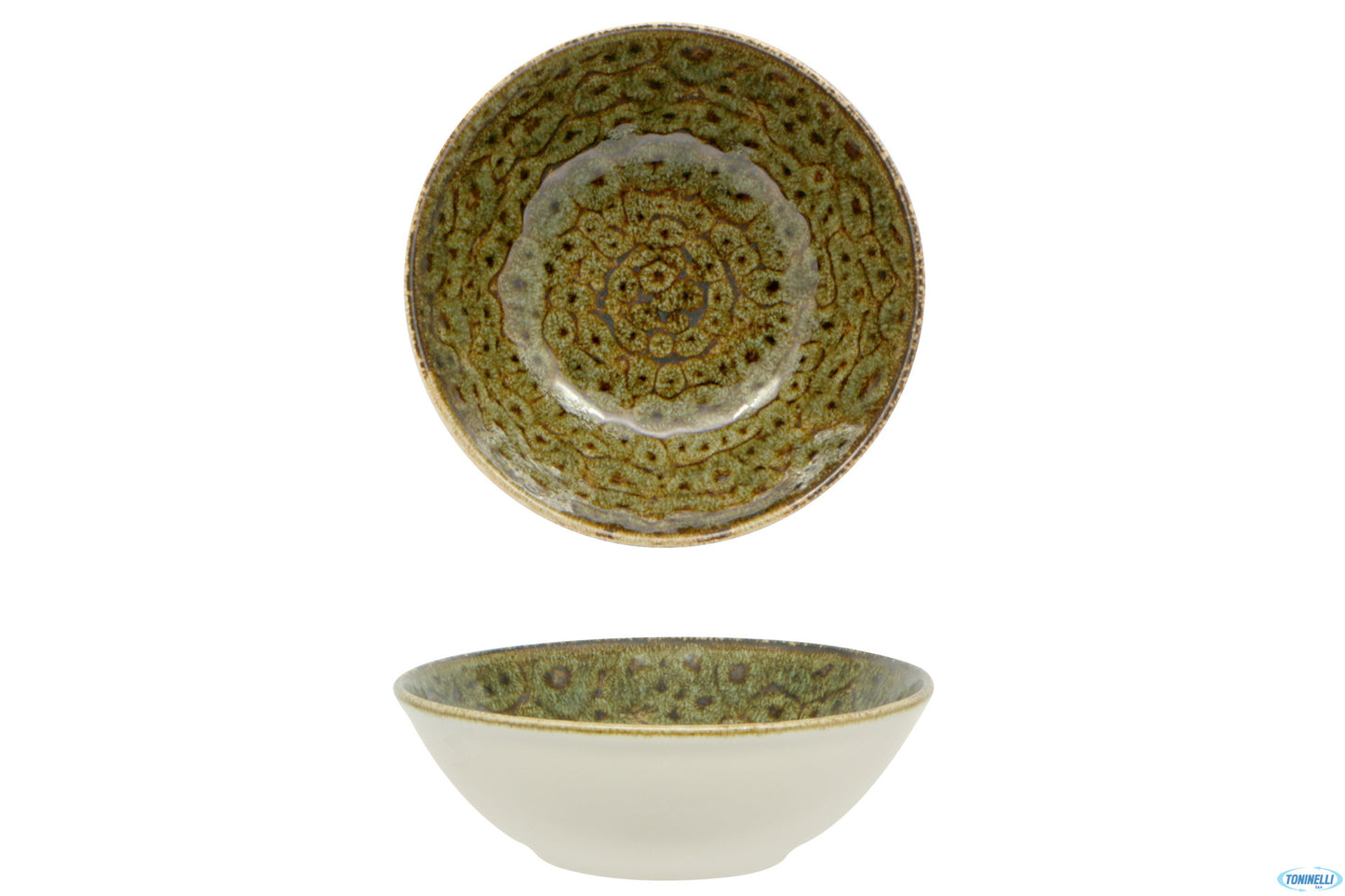 Matheria Green-Coppetta Coupe In Porcellana Cm.14