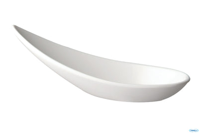 Ming Hing-Cucchiaio Fingerfood Cm 10X4,5 In Melamina Bianco Top Quality, Originale
