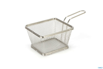 Mini Cesto Inox Per Fritti Quadro Cm 10