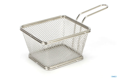 Mini Cesto Inox Per Fritti Quadro Cm 12