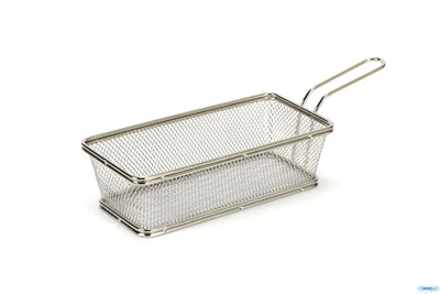 Mini Cesto Inox Per Fritti Rettangolare Cm.21X11 2482