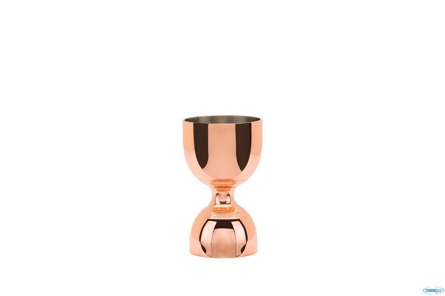 Mixing - Misurino Jigger Rame H.9 Diametro 4,5/5 Cono Piccolo Ml.10/20/25/30 Cono Grande Ml.45/60 Pe
