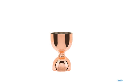 Mixing - Misurino Jigger Rame H.9 Diametro 4,5/5 Cono Piccolo Ml.10/20/25/30 Cono Grande Ml.45/60 Pe