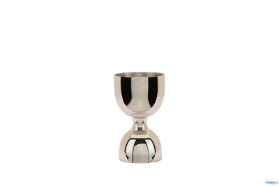 Mixing - Misurino Jigger Silver H.9 Diametro 4,5/5 Cono Piccolo Ml.10/20/25/30 Cono Grande Ml.45/60