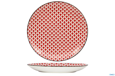 Mosaik-Piatto Piano Cm.28,5 Red Rh40069-11.25-J63B