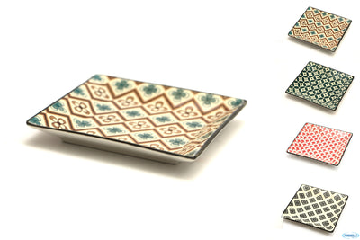 Mosaik-Piattino Quadro Cm.13,5 Decori Assortiti Rh9682E