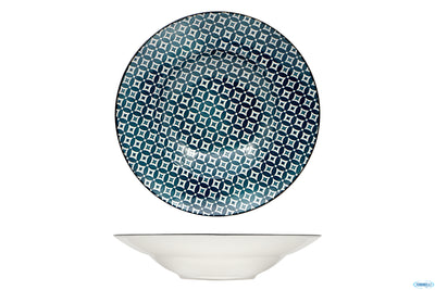 Mosaik-Piatto Pasta Cm.27,5 Decoro Blue Rh40654-J61A