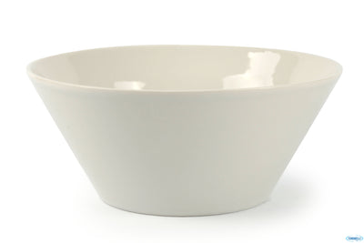 Napoli Bianco-Insalatiera Porcellana Conica Cm 24