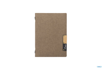 Nature-Portamenu In Fibra Naturale Completamente Impermeabile A5 Colore Marrone Cm 17,5X24,9 Mc-N