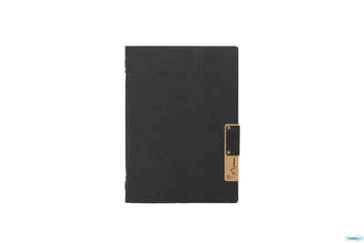 Nature-Portamenu In Fibra Naturale Completamente Impermeabile A5 Colore Nero Cm 17,5X24,9 Mc-Nta5