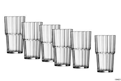 Norvege Confezione 6 Bicchieri Bibita Cl32