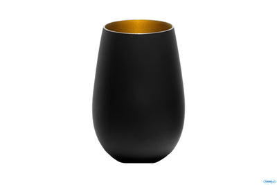 Bicchiere Olympic Nero-Oro Cl.46,5 - H.12 - Ø Cm.8,5