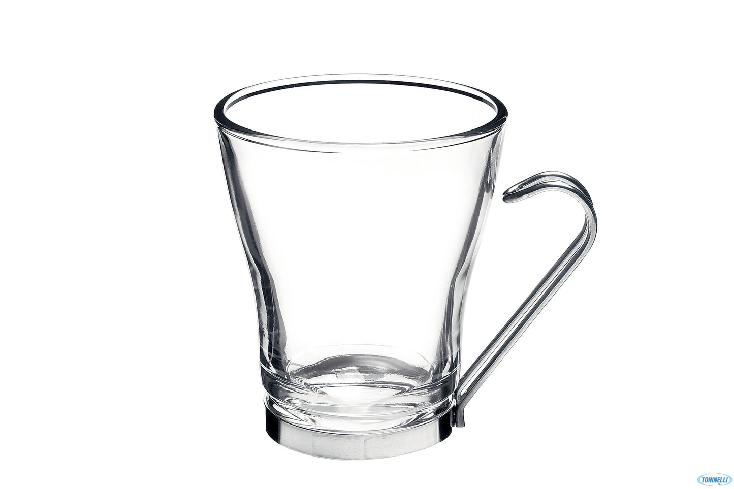 Oslo Cappuccio-Confezione 3 Bicchiere M Inox Cl 22