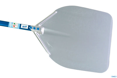 Azzurra - Pala Pizza Alluminio Rettangolare Cm 37 Manico Cm 150 A-37R