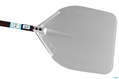 Alice - Pala Pizza Alluminio Cm 36X36 Con Manico Nero Cm 150 R-37R