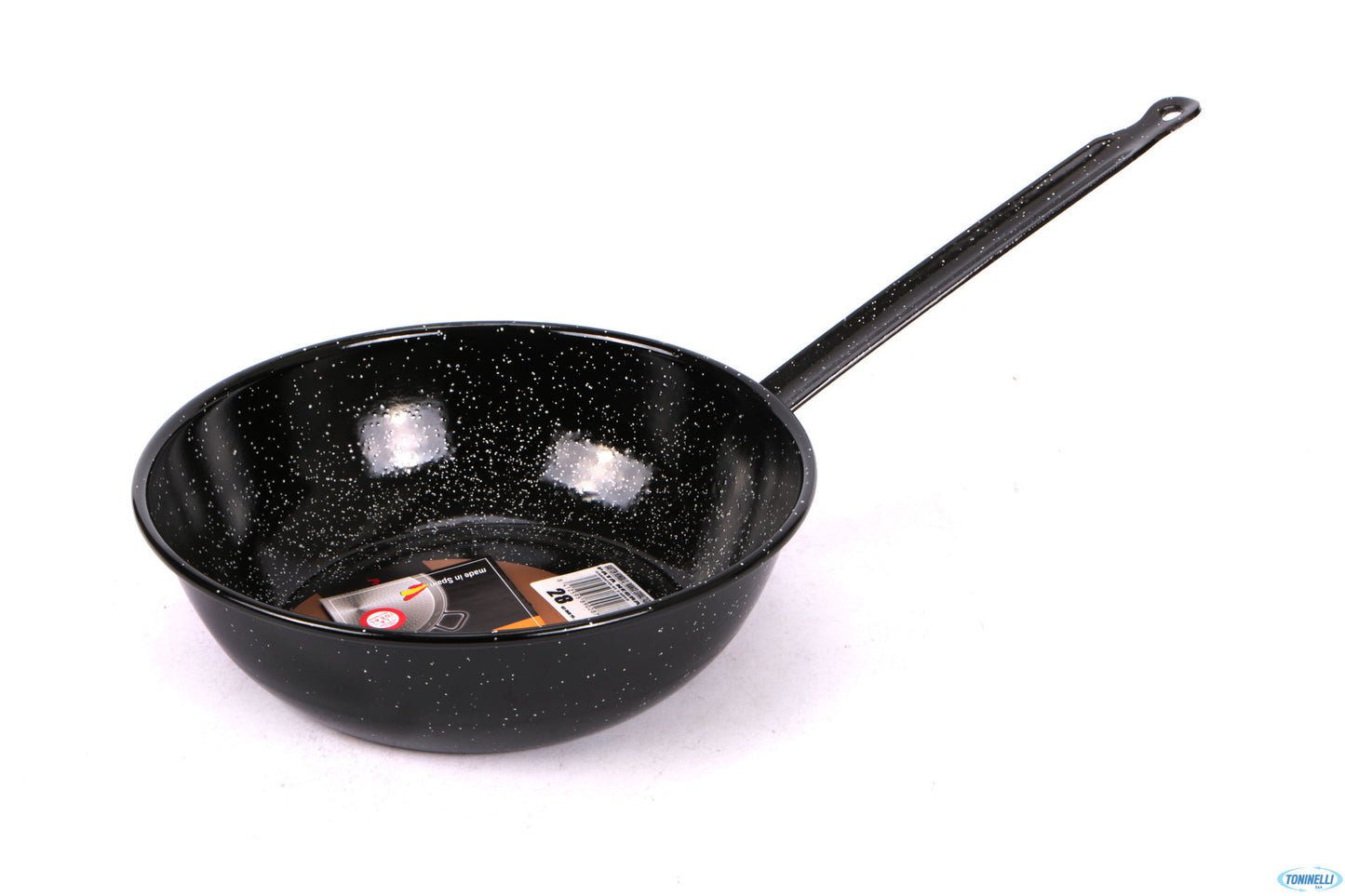 Pata Negra-Padella Fonda Cm.28 Acciaio Al Carbonio Smaltato G8902800000