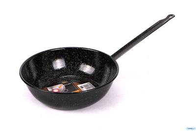 Pata Negra-Padella Fonda Cm.28 Acciaio Al Carbonio Smaltato G8902800000