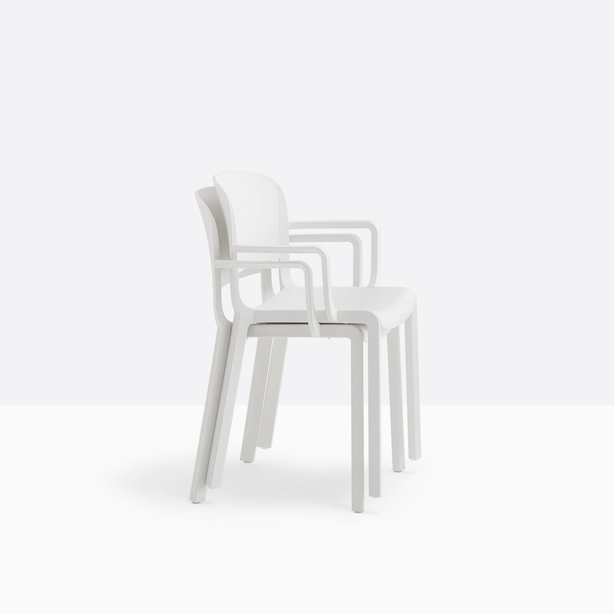 Sedia dome con braccioli - confezione da 4