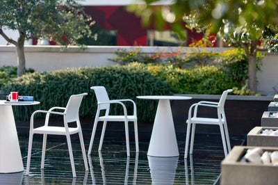 Sedia ara con braccioli - confezione da 4