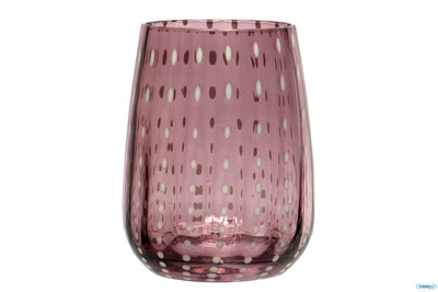 Perlage-Bicchiere Acqua In Vetro Ametista Cl.36