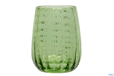 Perlage-Bicchiere Acqua In Vetro Verde Cl.36