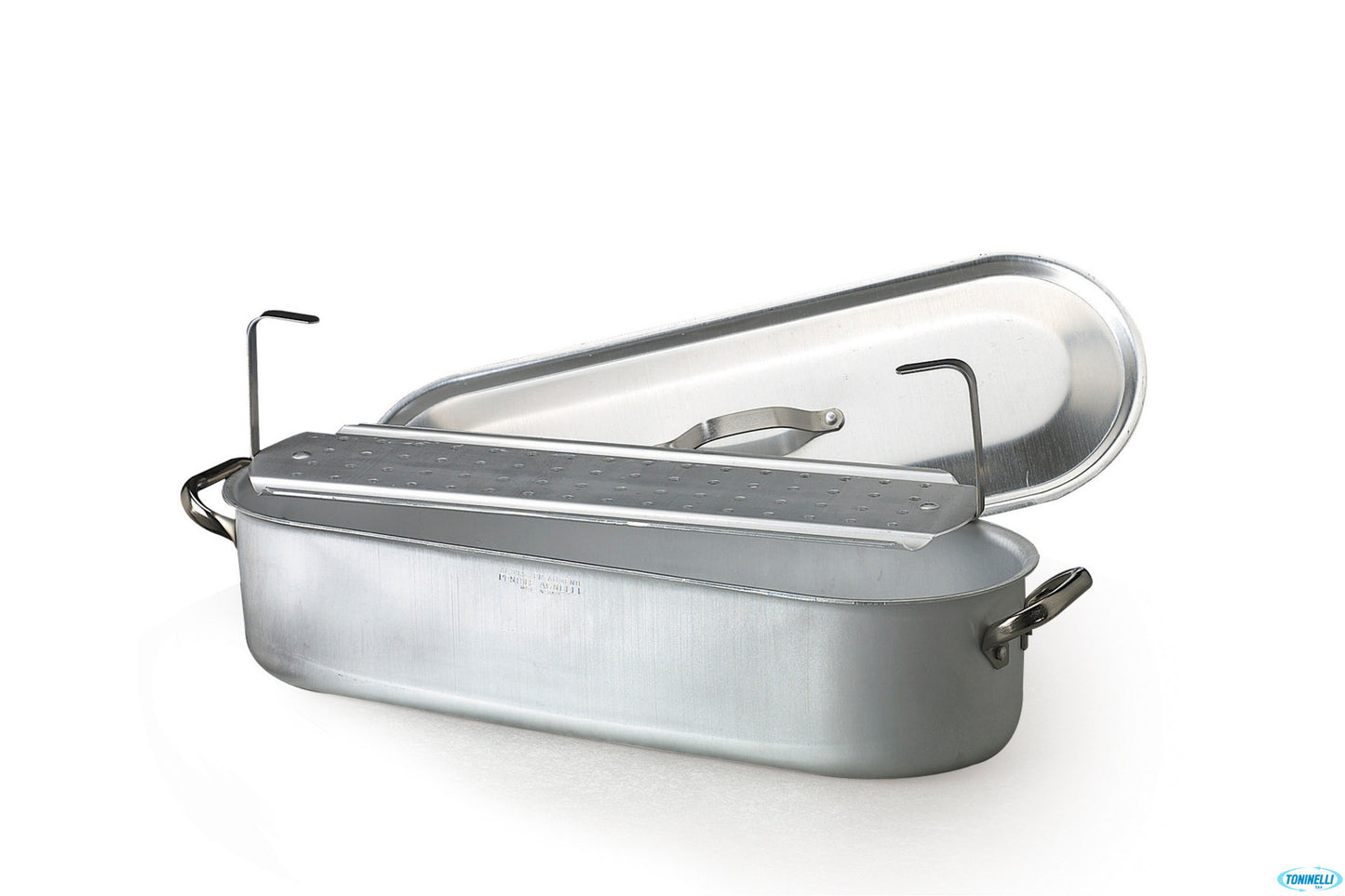 Pescera Con Griglia Alluminio Cm.40 Agnelli