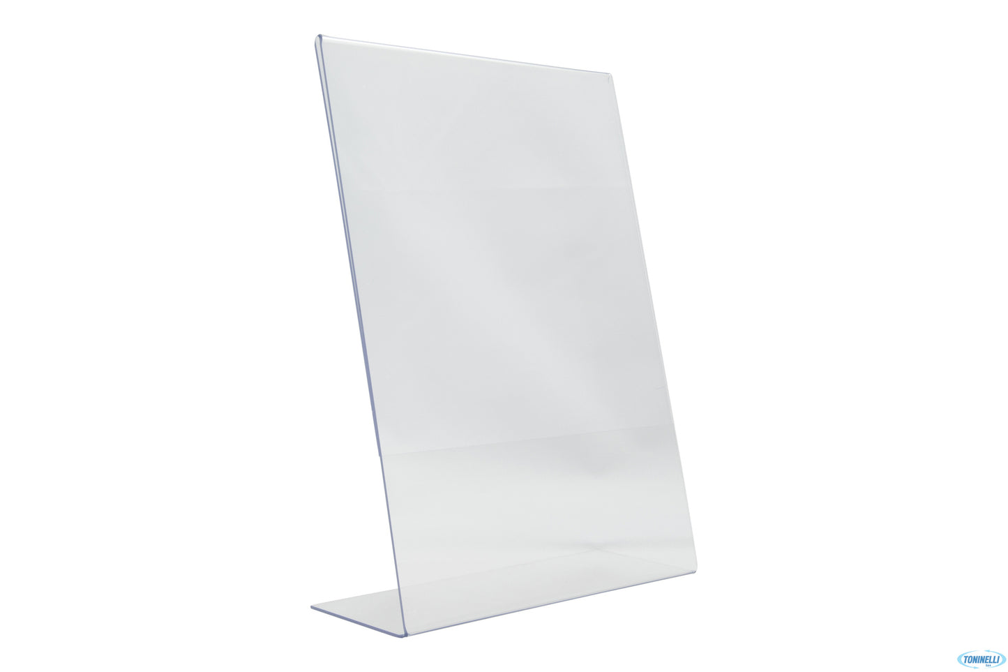 Porta Poster Da Tavolo In Acrilico Formato Inclinato A L A4, Cm 21,2X32X8,1 Pft-Acl-A4