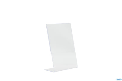 Porta Poster Da Tavolo In Acrilico Formato Inclinato A L A6, Cm 10,5X15X5 Pft-Acl-A6