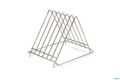 Porta Taglieri Cromato 6 Posti Cm 26X31X27H