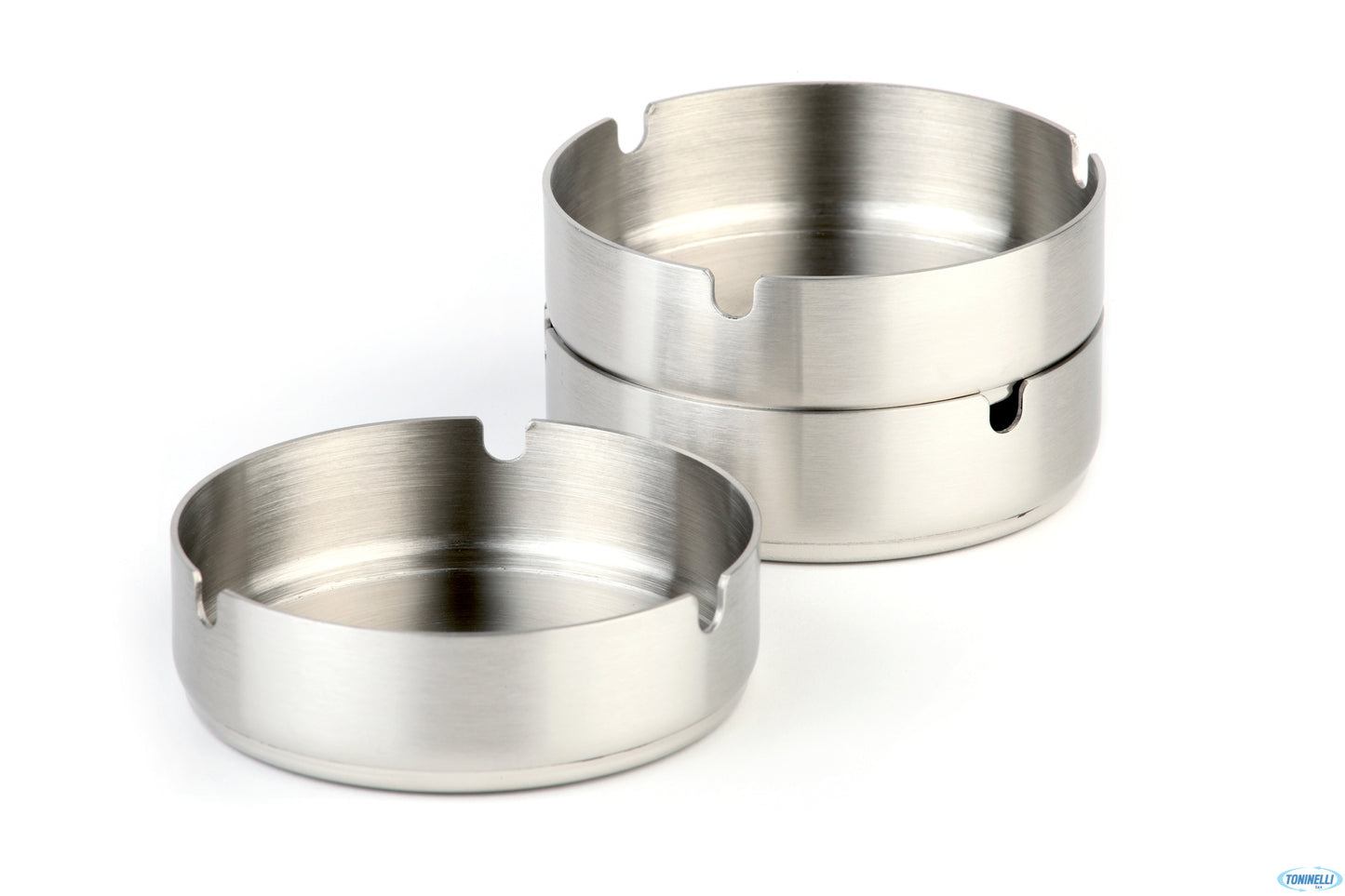 Posacenere Acciaio Inox Cm.10 H.3 00050