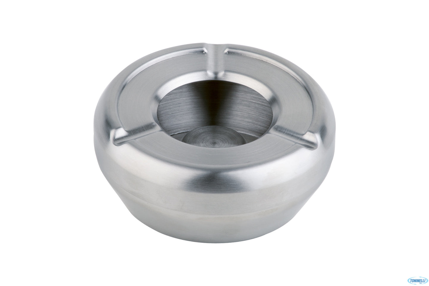 Posacenere Inox Con Paravento Impilabile Cm.10 H.4,5 00090