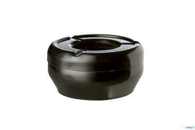 Posacenere In Melamina Nera Cm.10 H.4 Impilabile 83611