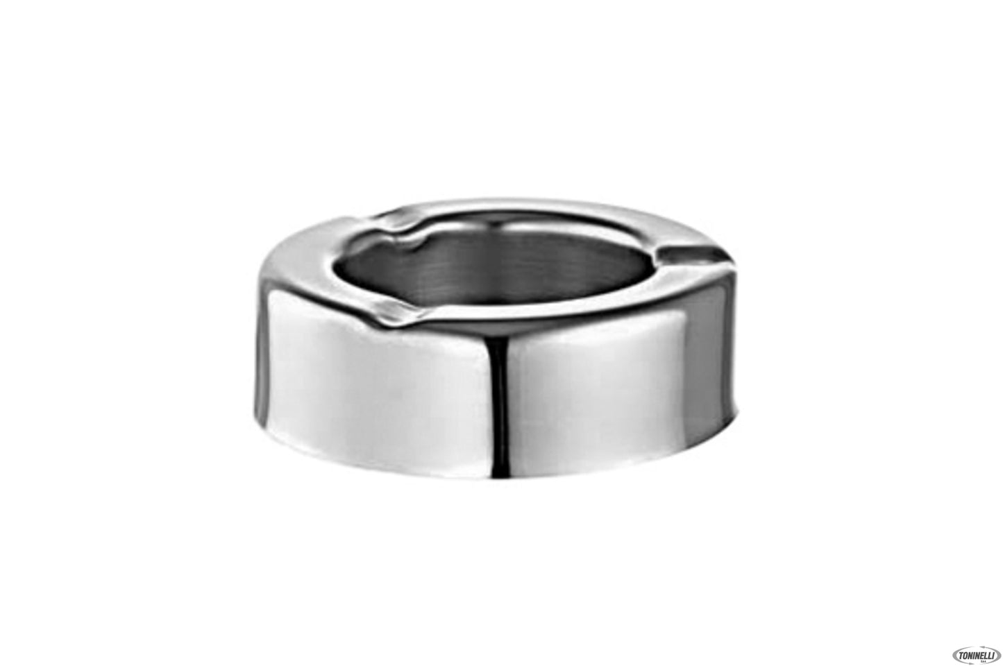 Posacenere Tondo Inox Cm 10 H 3,5 11