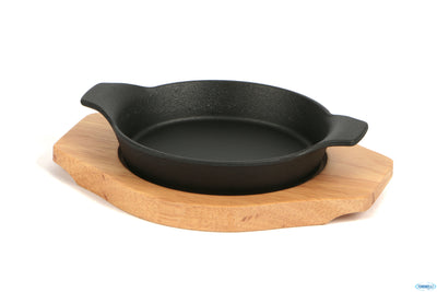 Professional Think-Tegamino Ghisa Cm.15 Con Base Legno Yy2165