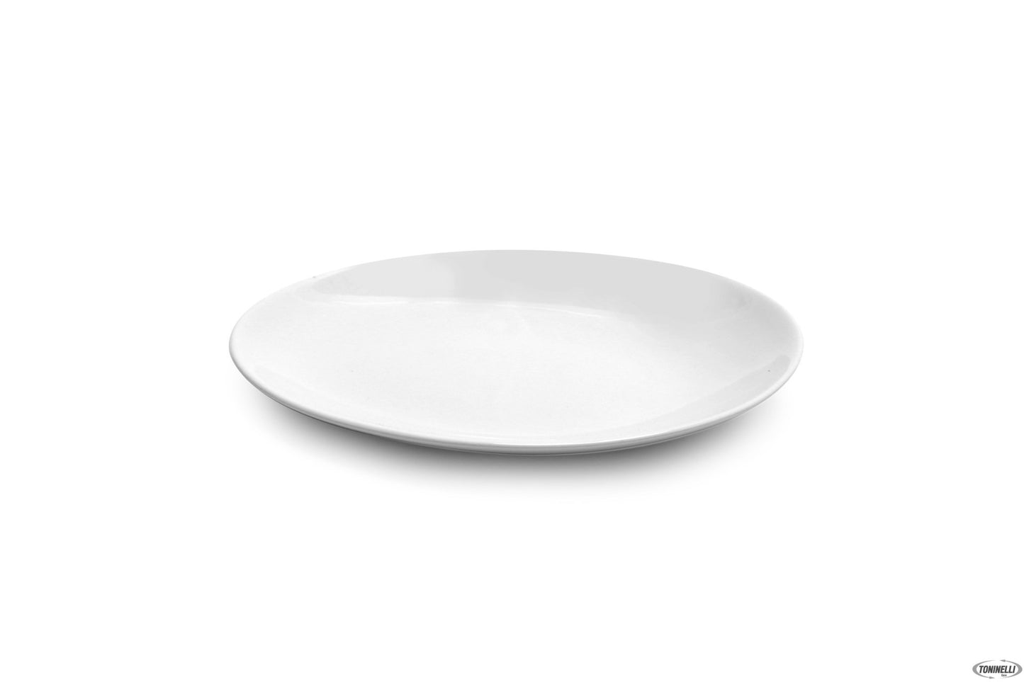 Profile White-Piatto Ovale Obliquo Cm 19,5X15 Whor81