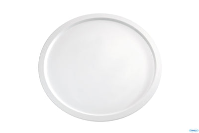 Pure-Piatto Cm 38Xh.2 Melamina Bianco, Antiscivolo 83869