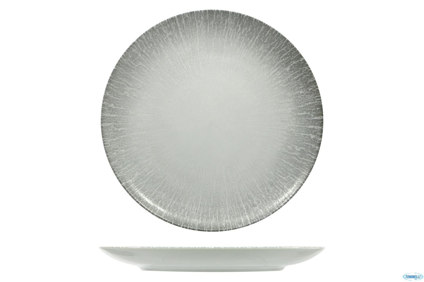 Radius-Piatto Piano Coupe Cm.20,5 In Porcellana Decorata
