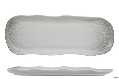 Radius-Vassoio Rettangolare Organic Cm.35X13,5 In Porcellana Decorata