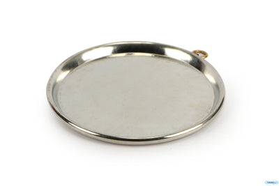 Tortiera Rame Stagnato Per Farinata Martellata Con Orlo Cm 40 H 1,5