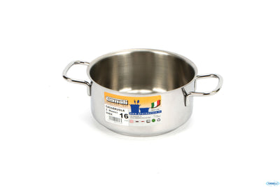 Realterm-Casseruola Alta 2 Manici Cm.16 C216