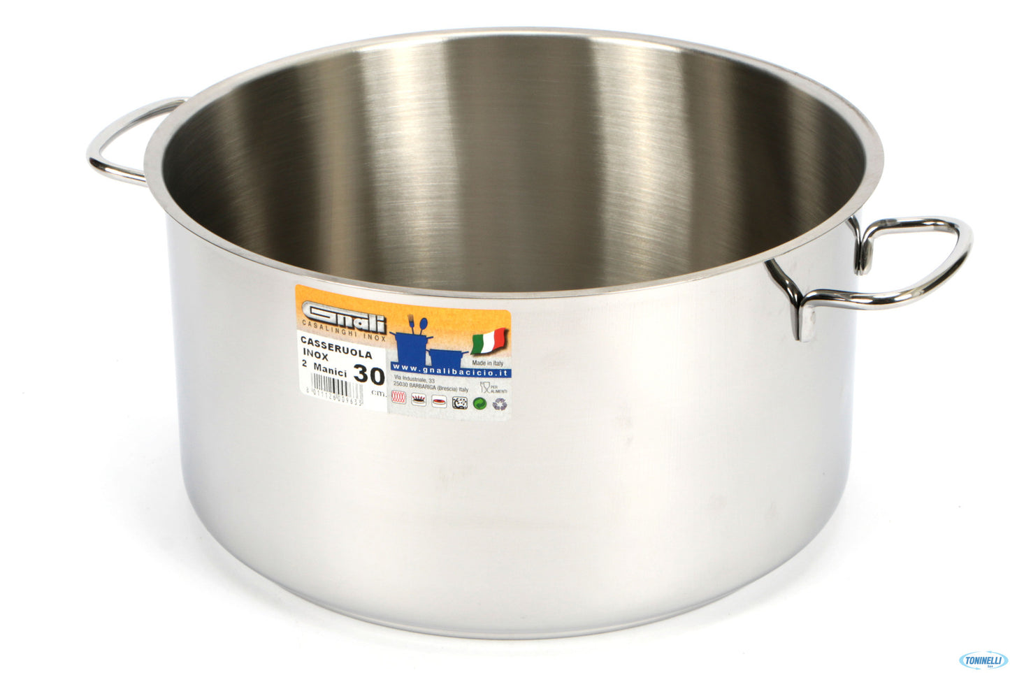 Realterm - Casseruola Alta 2 Manici Cm.30 C230