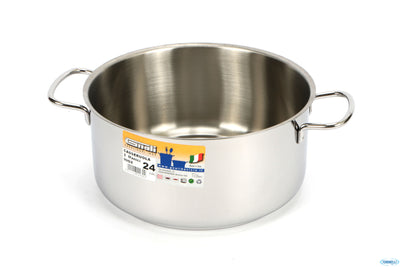 Realterm - Casseruola Alta 2 Manici Cm.24 C224