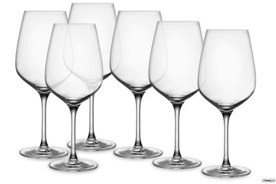 Refine Confezione Da 6 Calici Per Vino Rosso - Cl.53 H.22,4 67316-1112660 Nude